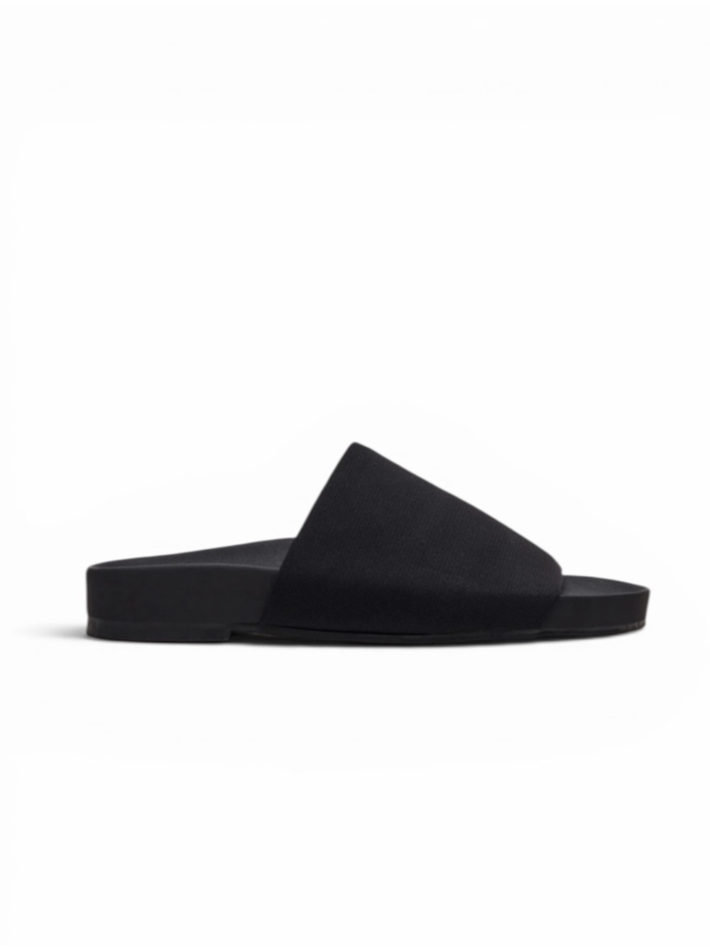 Steve Madden Sansa Black Flatform Slide Sandals Size 9